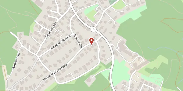 Karte der Umgebung von Herrenäckerstraße 3, 76530 Baden-Baden