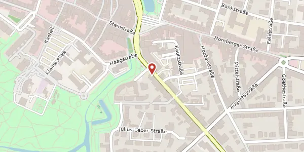 Karte der Umgebung von Uerdinger Str. 1, 47441 Moers