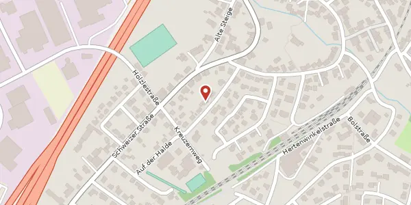 Karte der Umgebung von Auf der Halde 10, 72336 Balingen