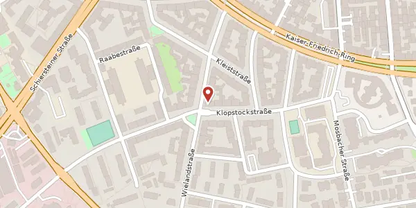 Karte der Umgebung von Wielandstr. 14, 65187 Wiesbaden