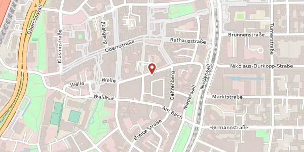 Karte der Umgebung von Welle 9, 33602 Bielefeld
