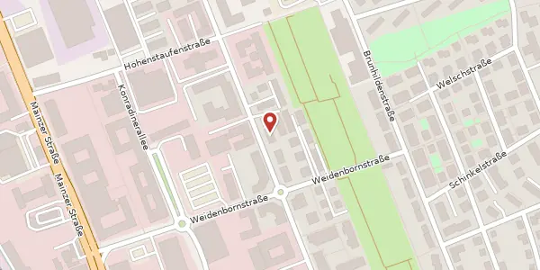 Karte der Umgebung von Hasengartenstr. 20a, 65189 Wiesbaden