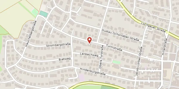 Karte der Umgebung von Turmstraße 81, 74321 Bietigheim-Bissingen