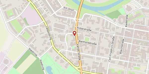 Karte der Umgebung von Kehler Straße 16/1, 76437 Rastatt
