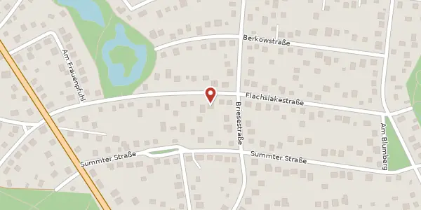 Karte der Umgebung von Flachslakestr. 34, 16562 Hohen Neuendorf