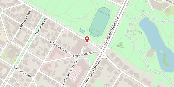 Karte der Umgebung von Kolpingstraße 18, 68165 Mannheim