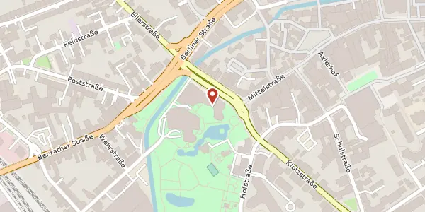Karte der Umgebung von Fritz-Gressard-Platz 4-9, 40721 Hilden
