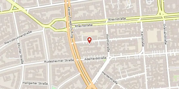 Karte der Umgebung von Jahnstr. 40, 65185 Wiesbaden
