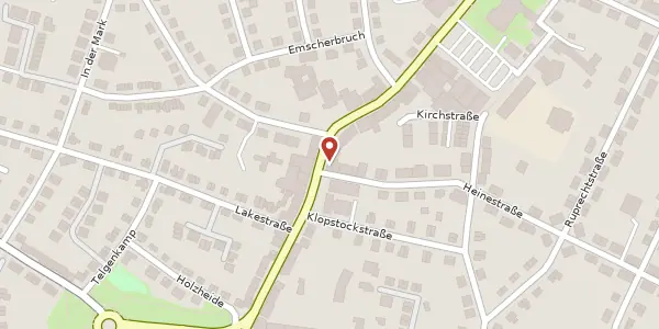 Karte der Umgebung von Ickerner Str. 38, 44581 Castrop-Rauxel