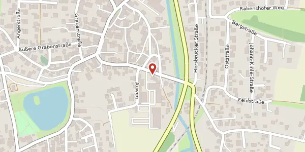 Karte der Umgebung von Bahnhofstraße 22, 91220 Schnaittach
