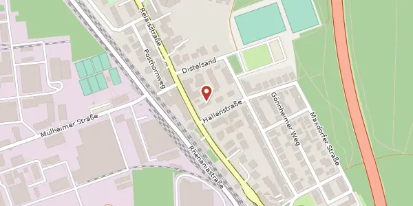 Karte der Umgebung von Relaisstr. 179, 68219 Mannheim