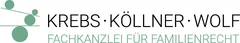 Logo der Kanzlei KREBS KÖLLNER WOLF Fachkanzlei für Familienrecht PartGmbB