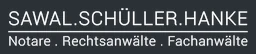 Logo der Kanzlei SAWAL.SCHÜLLER.HANKE Notare. Rechtsanwälte. Fachanwälte