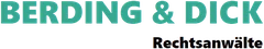 Logo der Kanzlei Berding & Dick Rechtsanwälte Partnerschaftsgesellschaft mbB